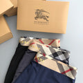 Burberry diagonal check lettered waist boxer briefs - view 1