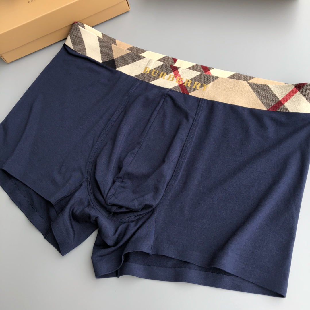 Burberry diagonal check neutrals boxer briefs - view 6