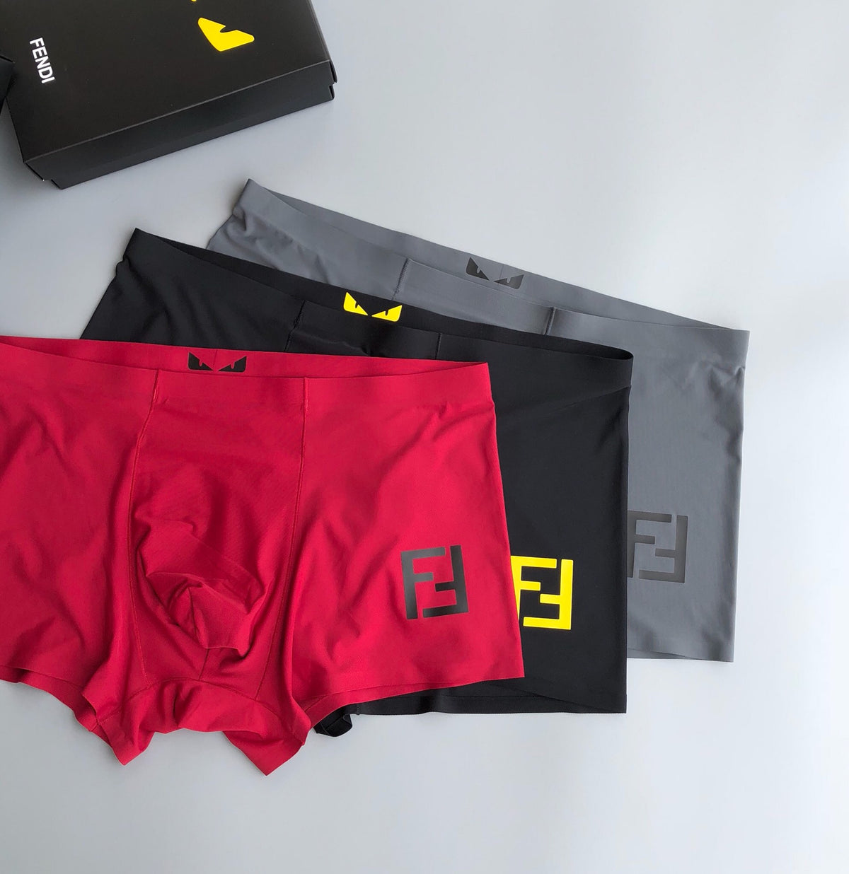Fendi dark waist eye accent boxer briefs - view 2