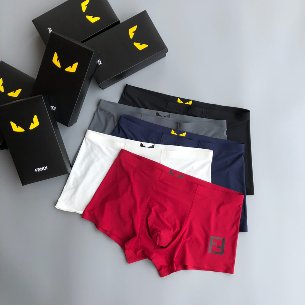 Fendi dark waist eye accent boxer briefs - view 4