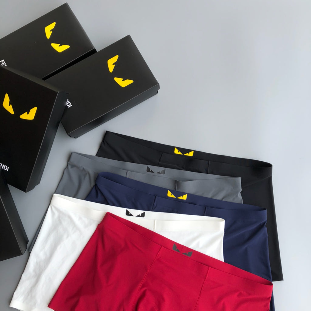 Fendi dark waist eye accent boxer briefs - view 3