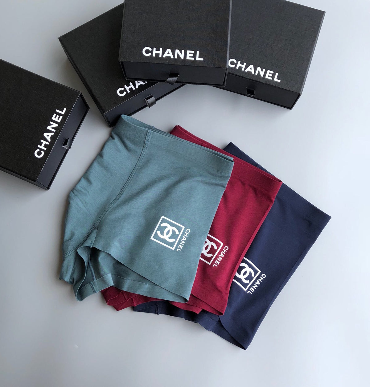 Chanel square side emblem boxer briefs - view 3