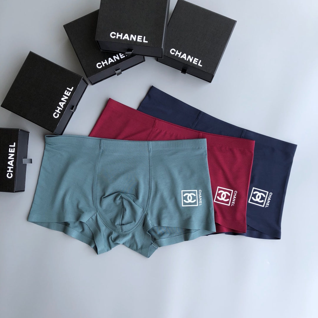 Chanel square side emblem boxer briefs - view 1