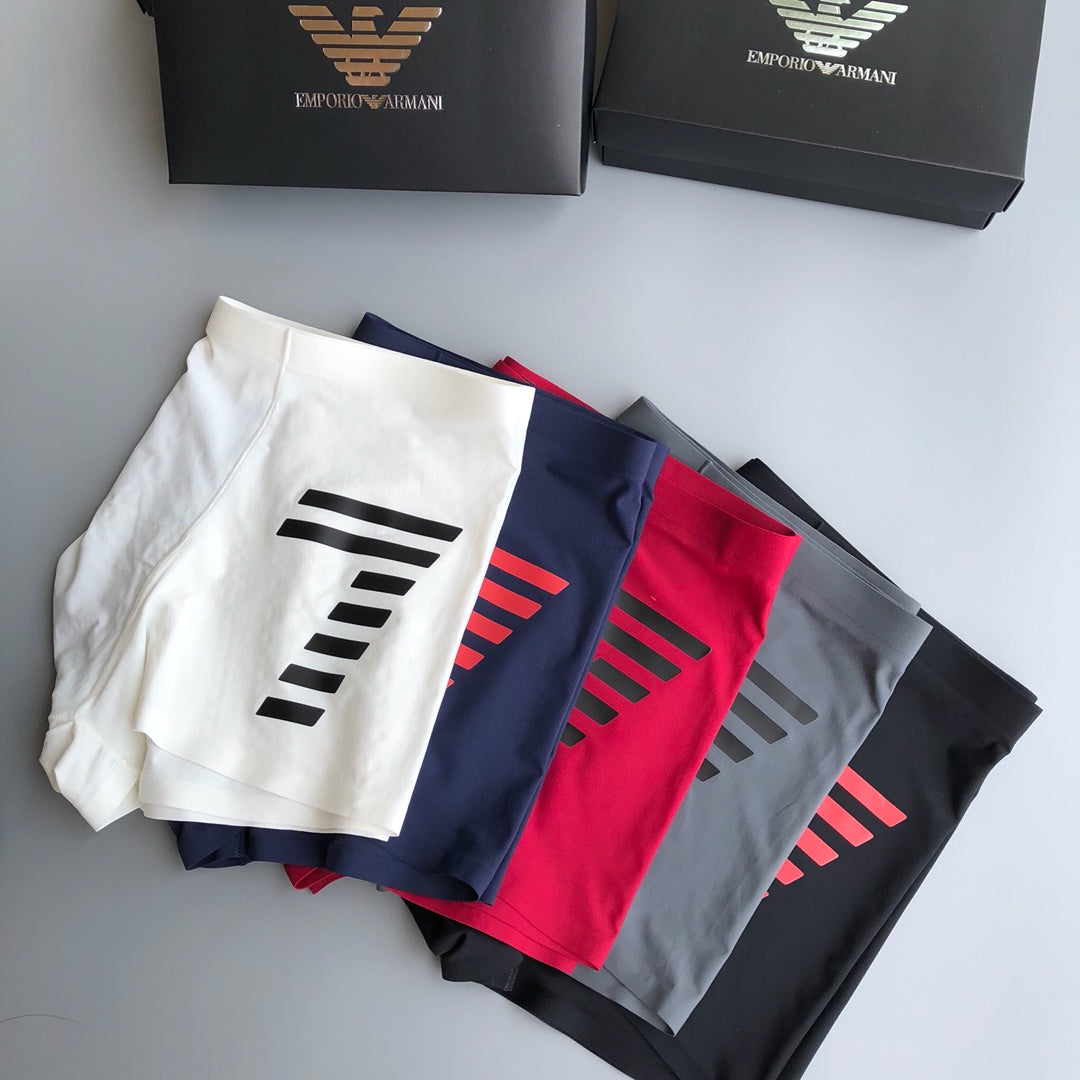 Armani Men's Contrast EA7 Boxer Briefs - Box of 3 Pieces - image 1