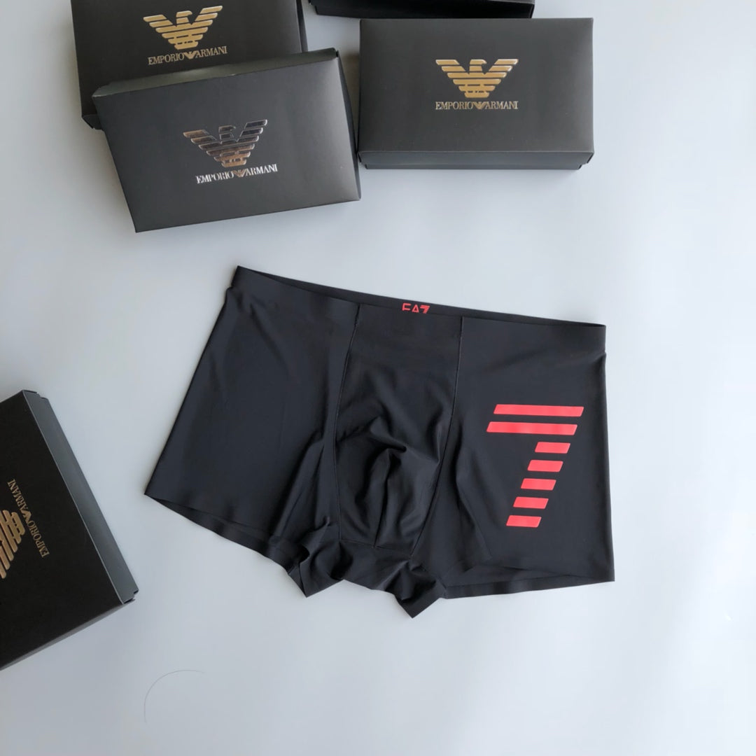 Armani Men's Contrast EA7 Boxer Briefs - Box of 3 Pieces - image 5
