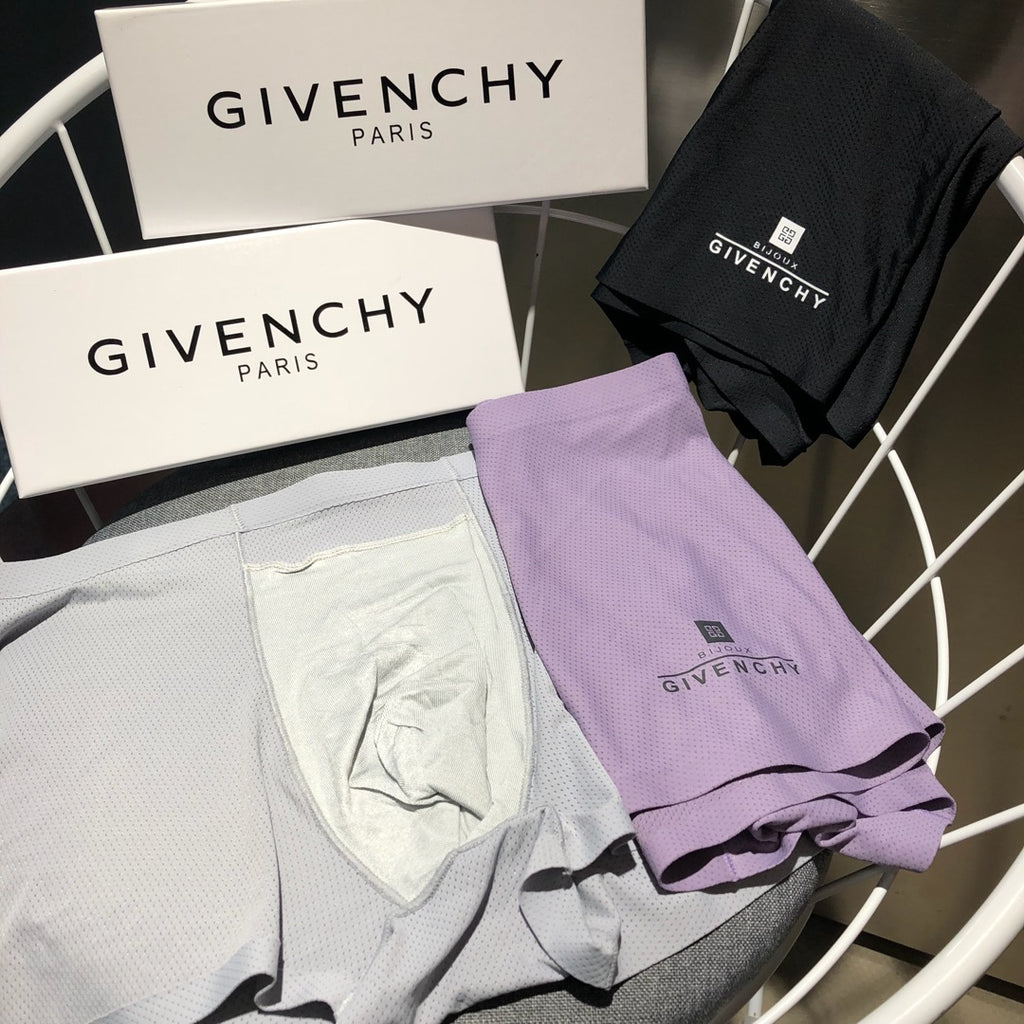 Givenchy pale gray mesh panel boxer briefs - view 6