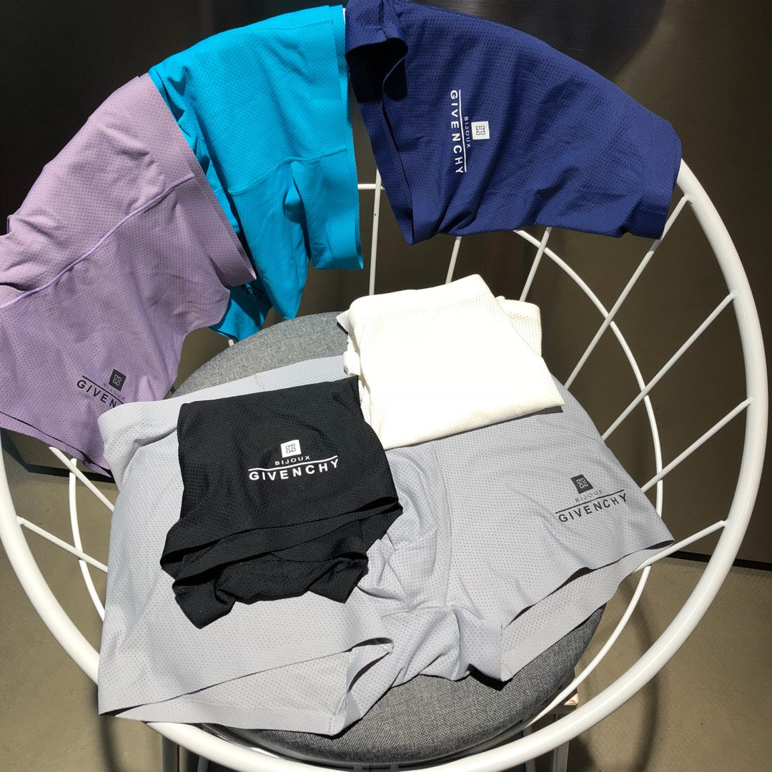 Givenchy pale gray mesh panel boxer briefs - view 8