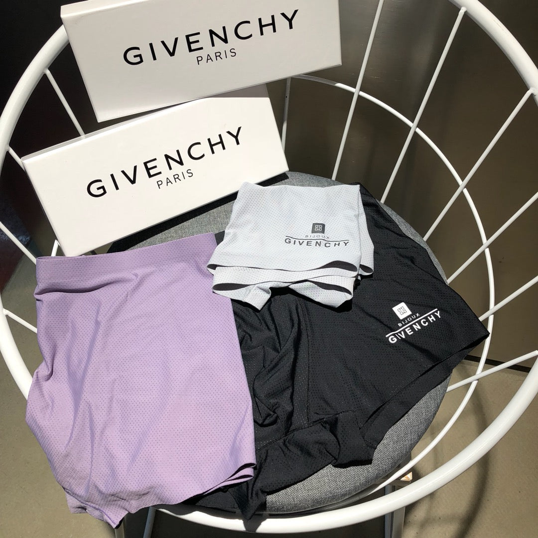Givenchy pale gray mesh panel boxer briefs - view 4