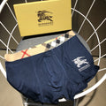 Burberry navy diagonal check knight boxer briefs - view 1