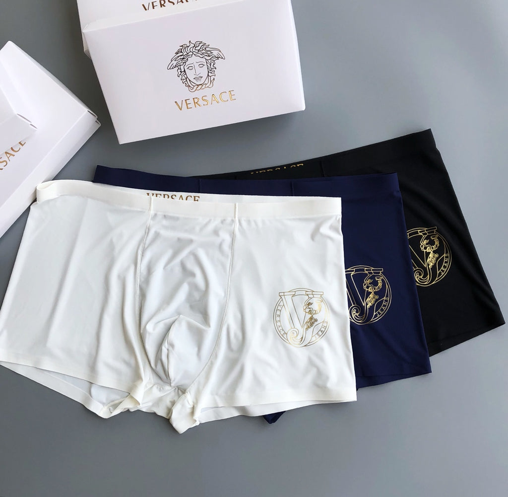 Versace gold circle outline boxer briefs - view 2