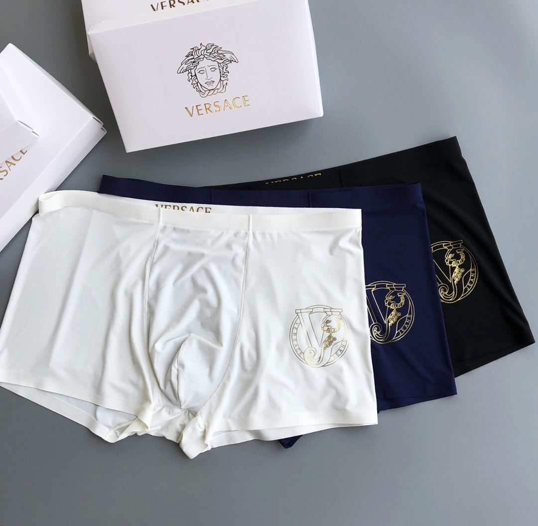 Versace gold circle outline boxer briefs - view 2