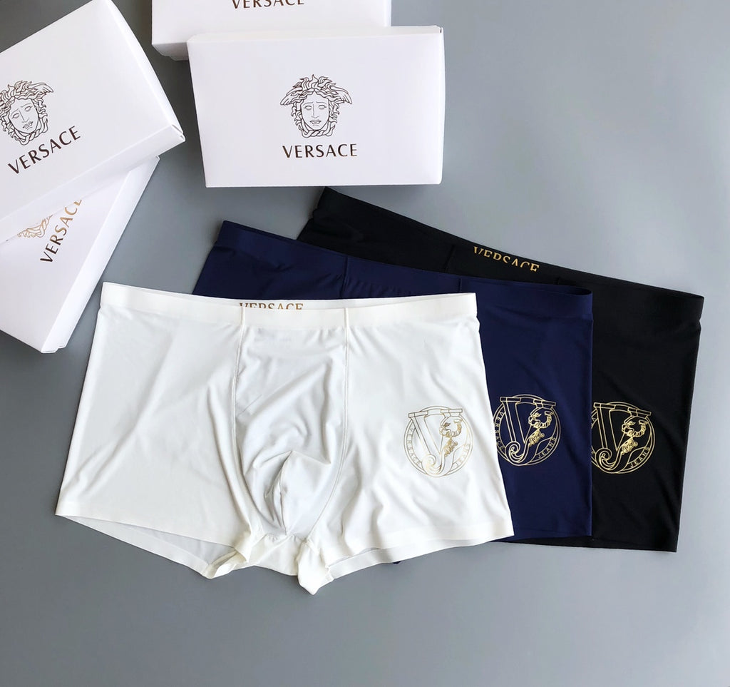 Versace gold circle outline boxer briefs - view 4