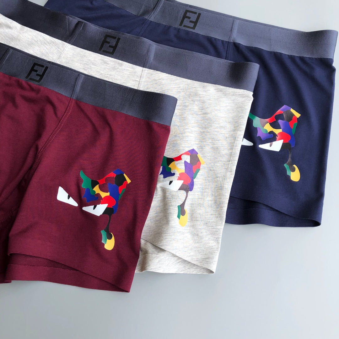 Fendi multicolor eye emblem boxer briefs - view 1