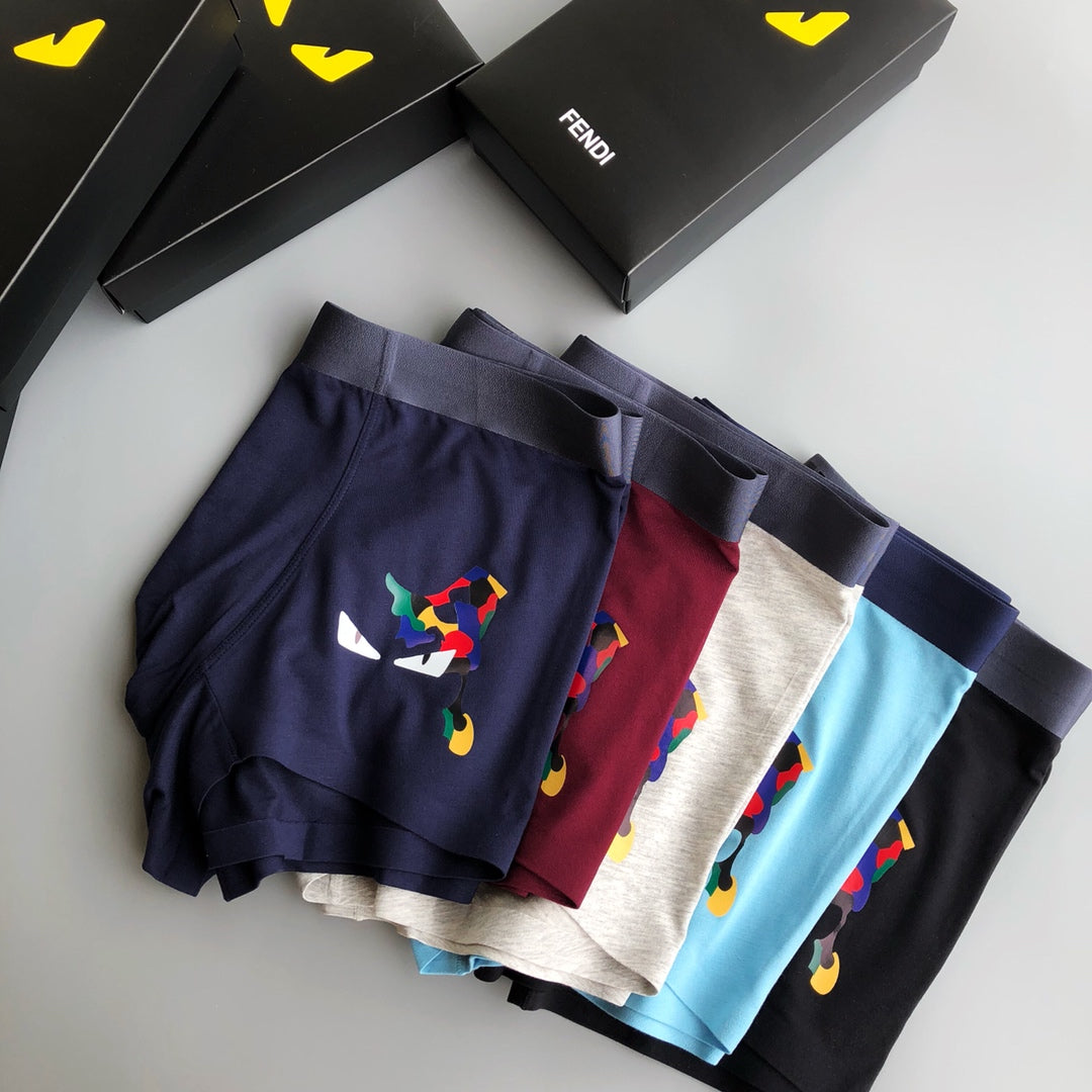 Fendi multicolor eye emblem boxer briefs - view 4