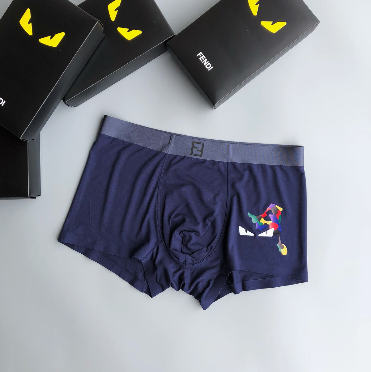 Fendi multicolor eye emblem boxer briefs - view 5