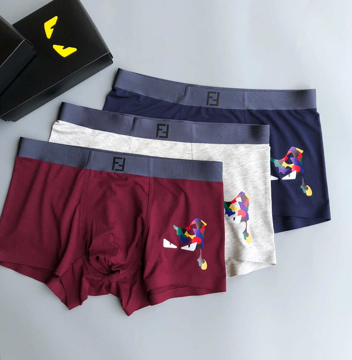 Fendi multicolor eye emblem boxer briefs - view 2