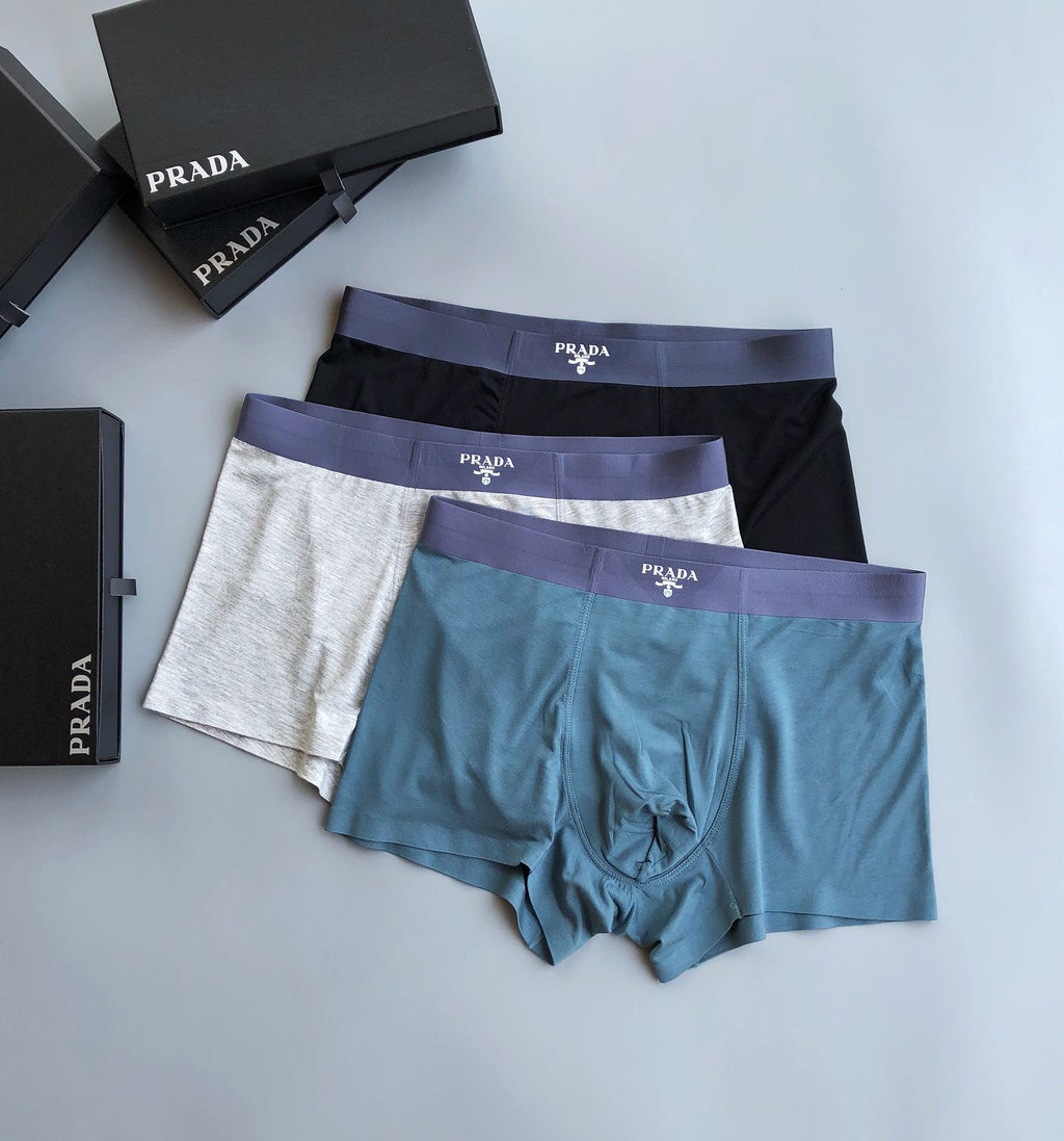 Prada small waist wordmark boxer briefs - view 1
