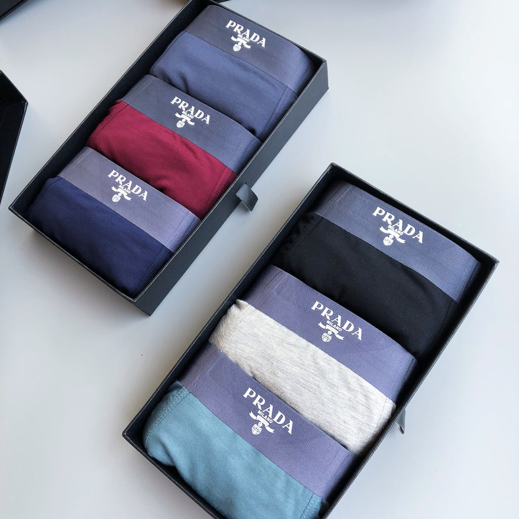 Prada small waist wordmark boxer briefs - view 5