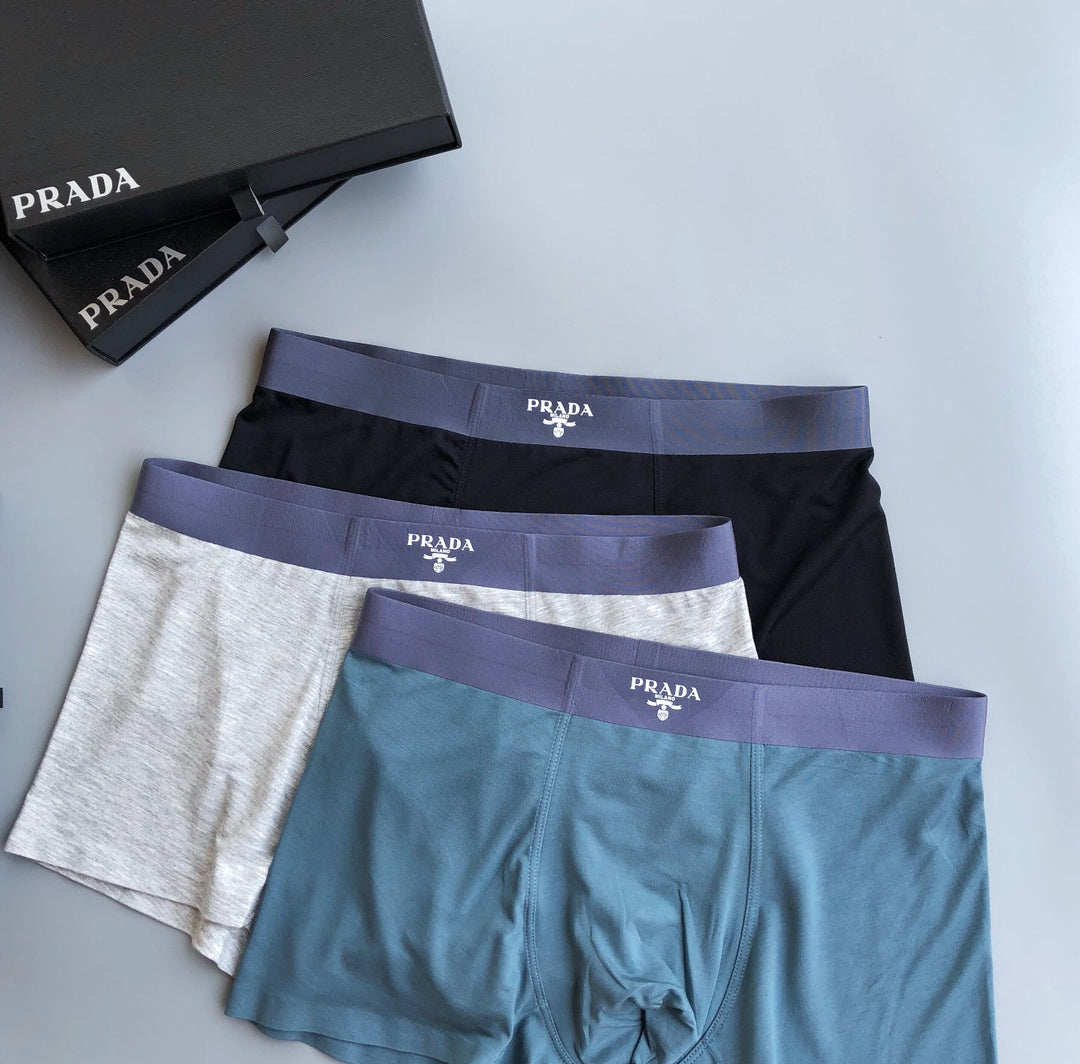 Prada small waist wordmark boxer briefs - view 2