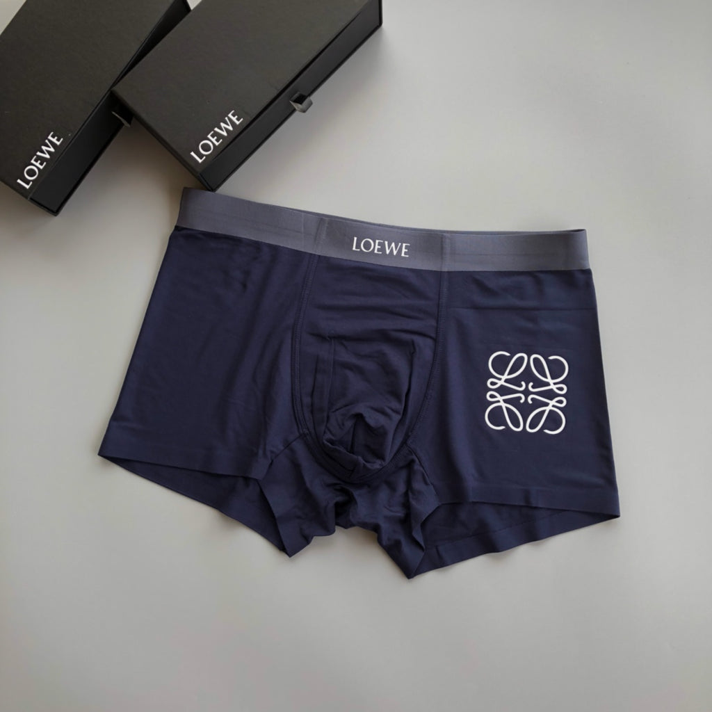 Loewe gray waist white anagram boxer briefs - view 5