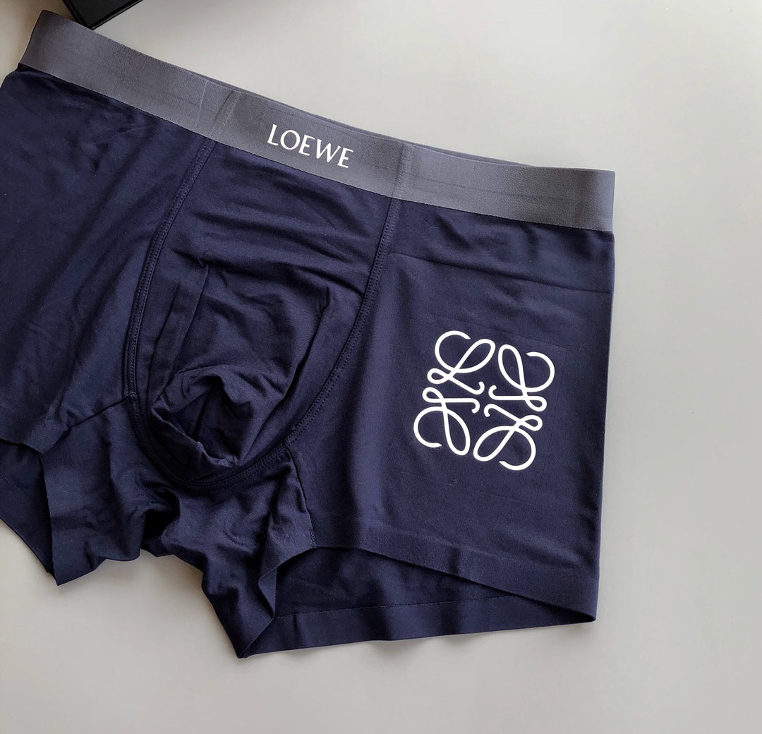 Loewe gray waist white anagram boxer briefs - view 8