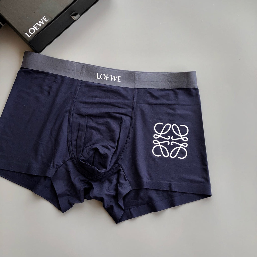 Loewe gray waist white anagram boxer briefs - view 6