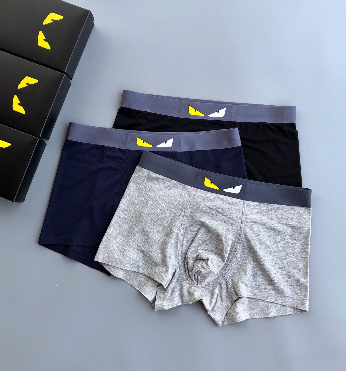 Fendi contrast eye waist boxer briefs - view 3