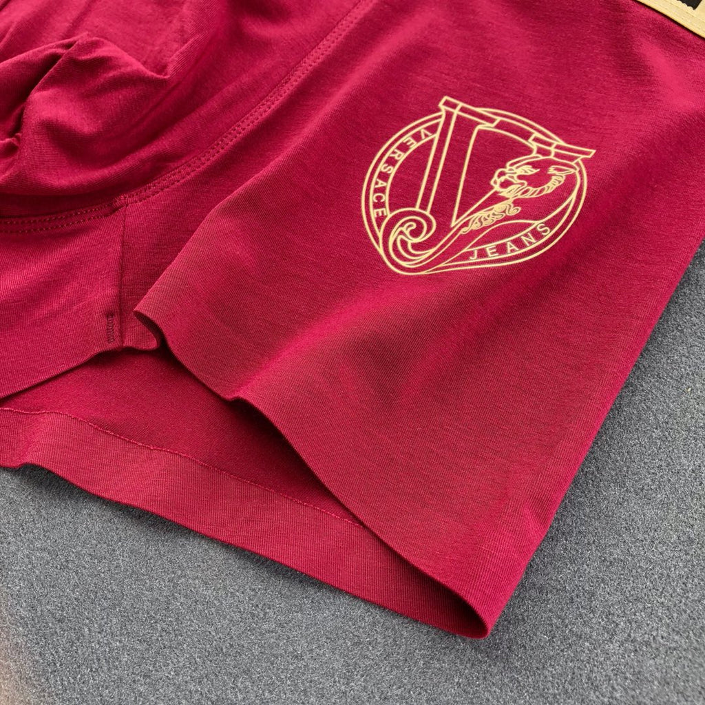 Versace gold wreath emblem boxer briefs - view 8