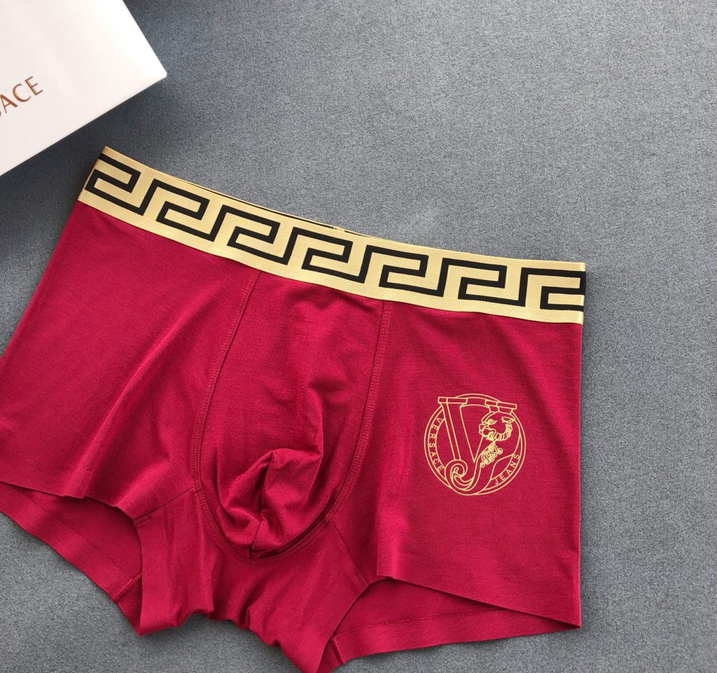 Versace gold wreath emblem boxer briefs - view 6
