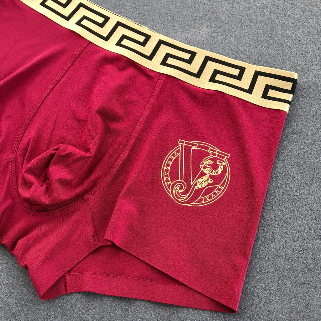 Versace gold wreath emblem boxer briefs - view 9