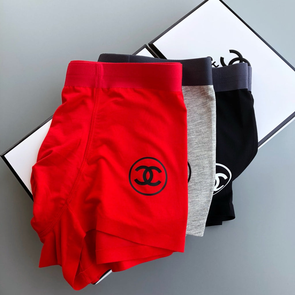 Chanel bold circular emblem boxer briefs - view 1