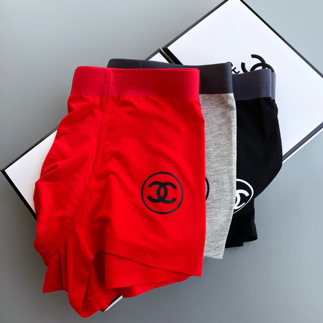 Chanel bold circular emblem boxer briefs - view 1