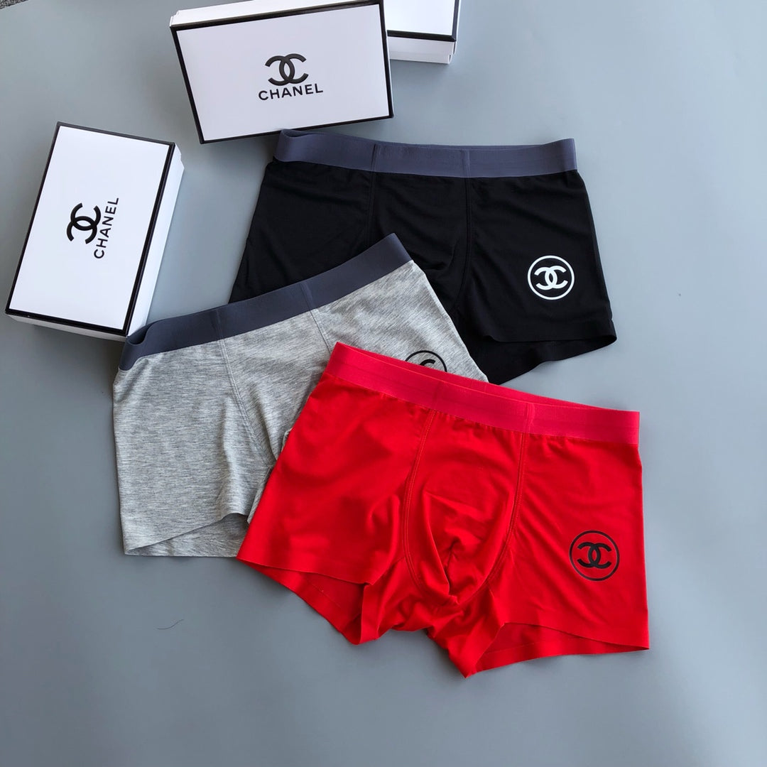 Chanel bold circular emblem boxer briefs - view 3