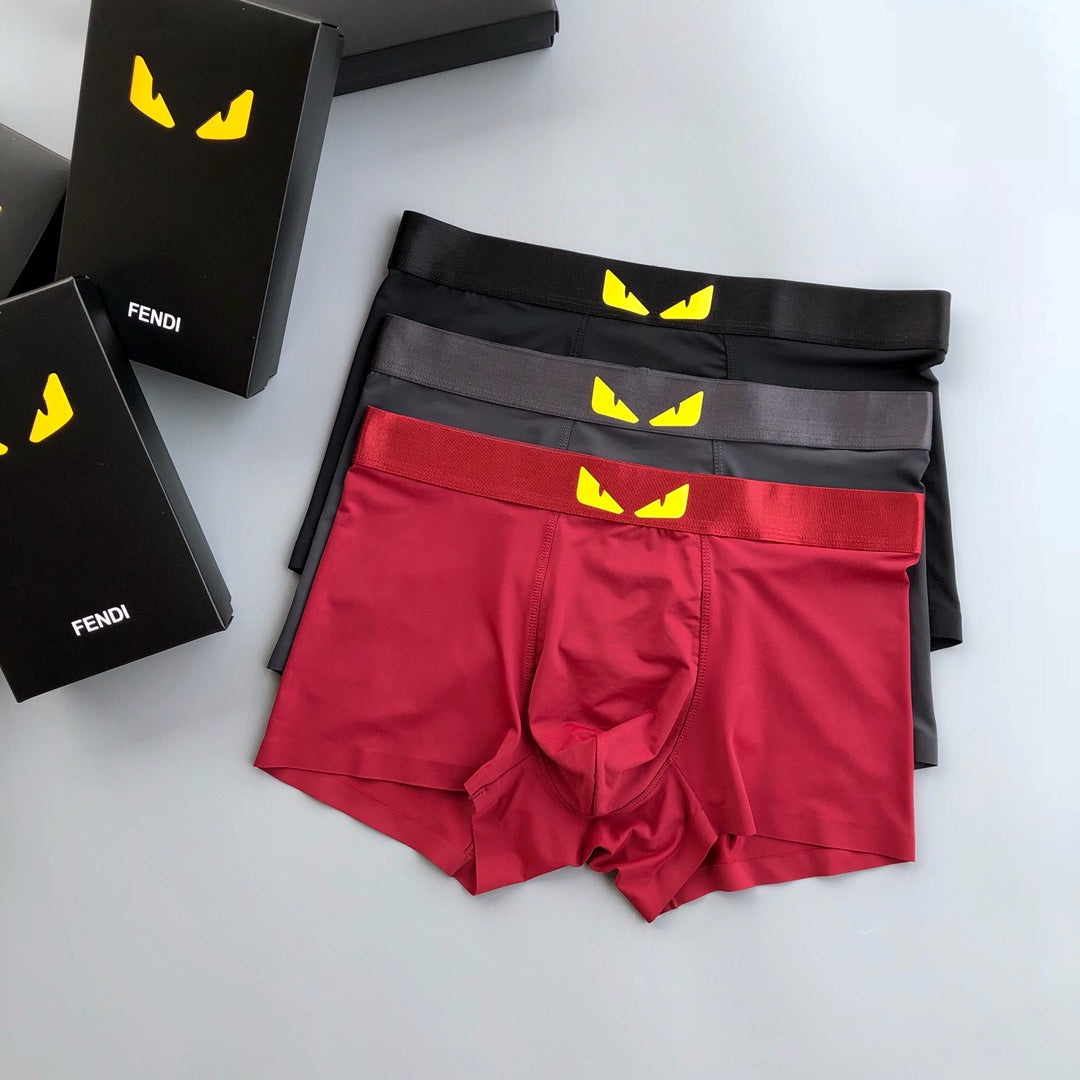 Fendi large yellow eyes boxer briefs - view 3