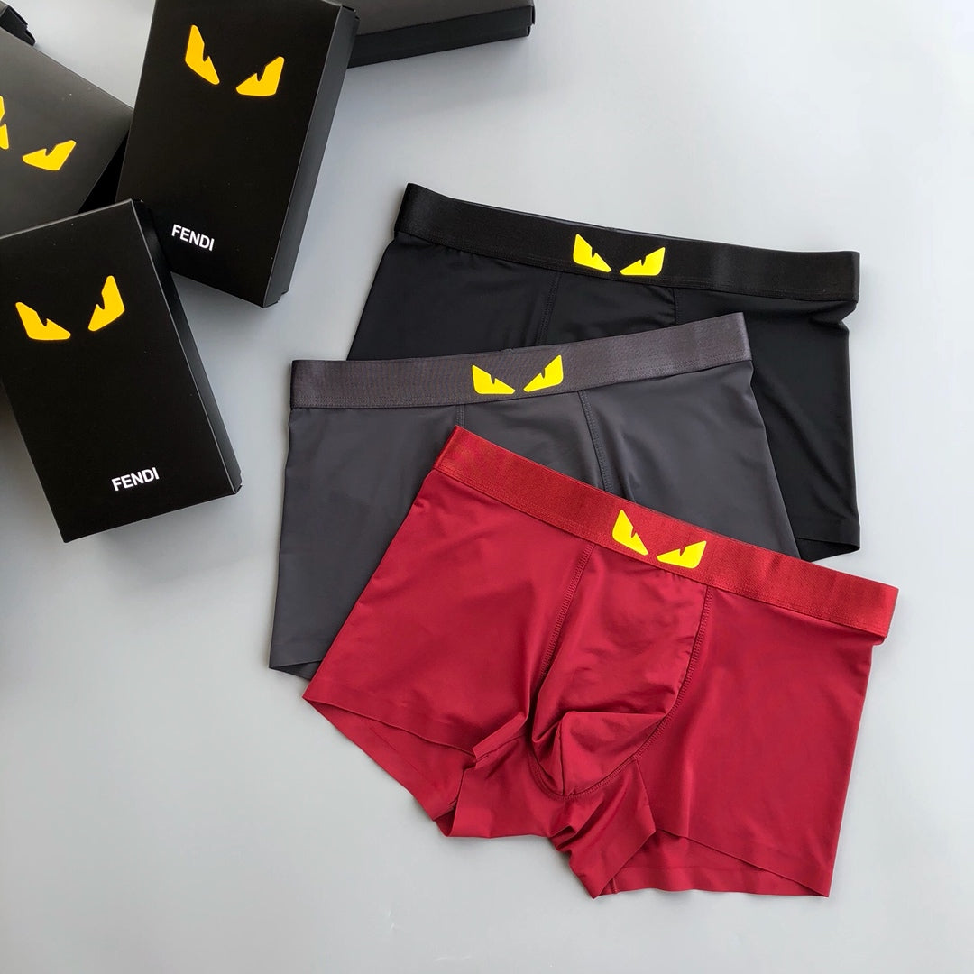 Fendi large yellow eyes boxer briefs - view 4