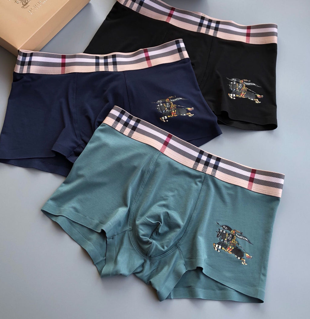 Burberry check waist knight lineup boxer briefs - view 5