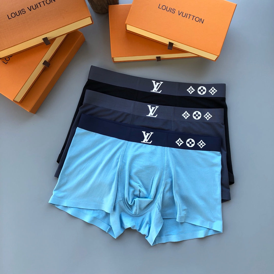 Louis Vuitton blue monogram band boxer briefs, image 2