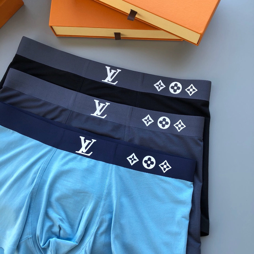 Louis Vuitton blue monogram band boxer briefs, image 3