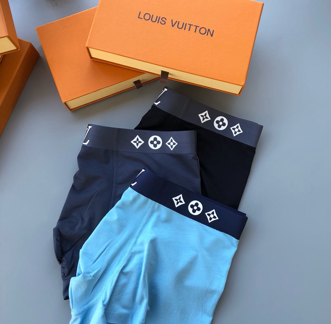 Louis Vuitton blue monogram band boxer briefs, image 5