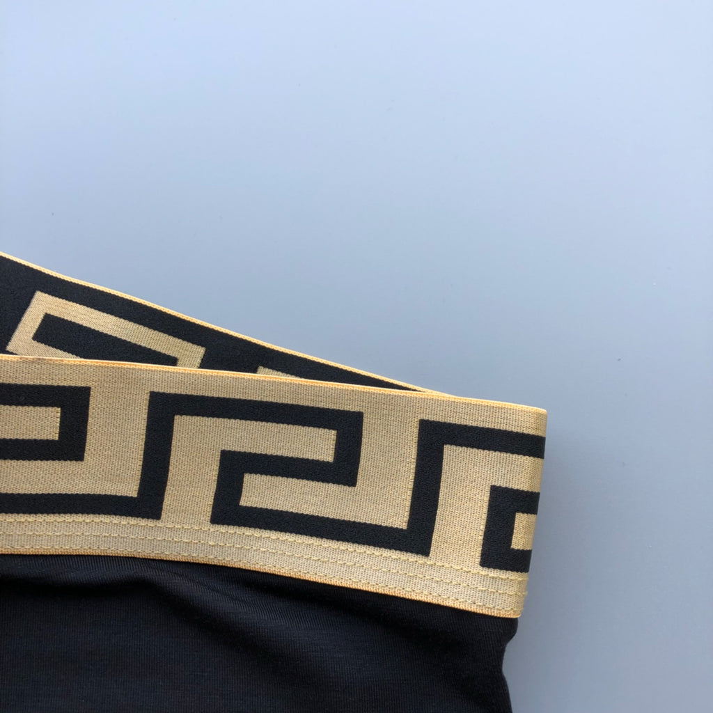 Versace black gold medusa boxer briefs - view 7