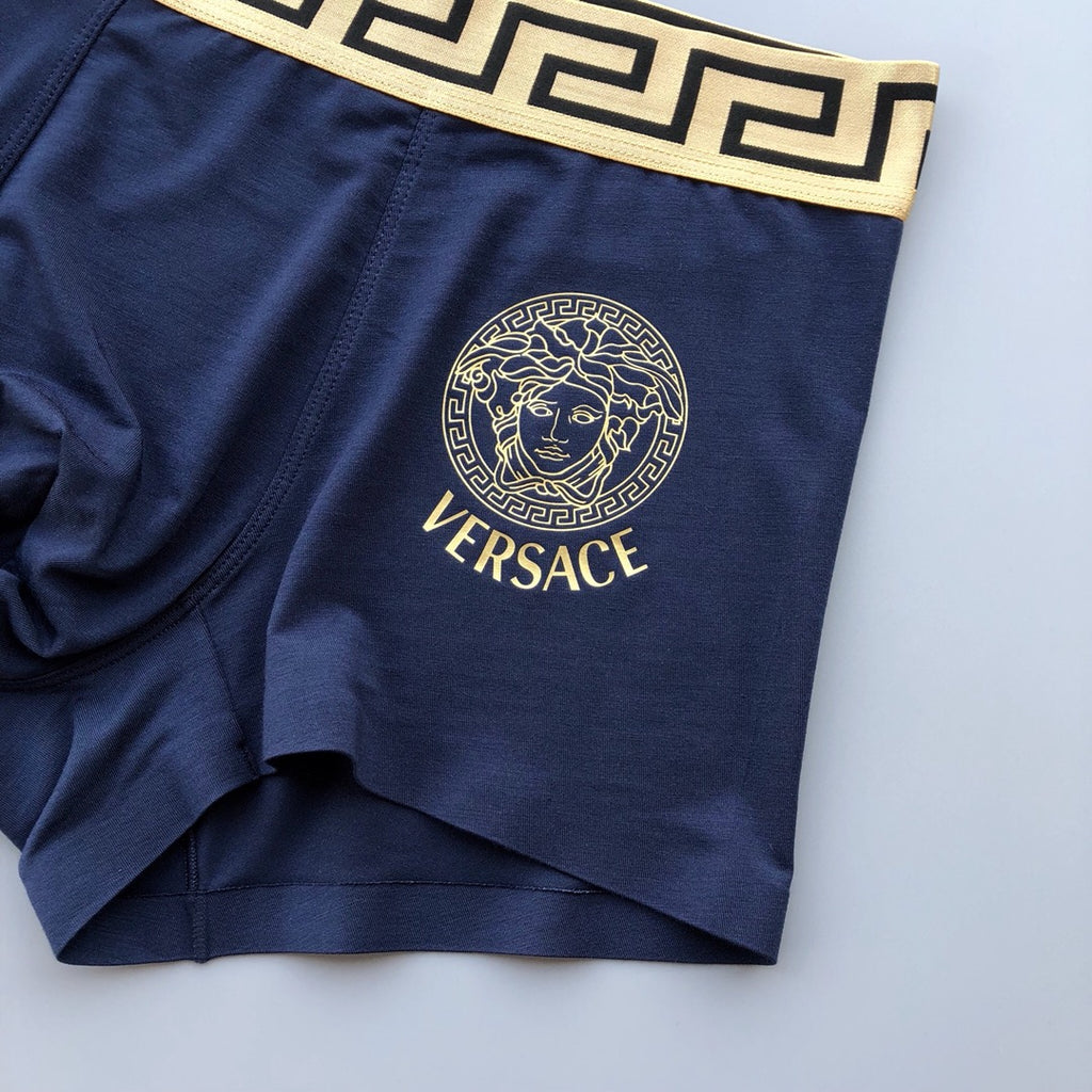 Versace greek key medusa boxer briefs - view 8