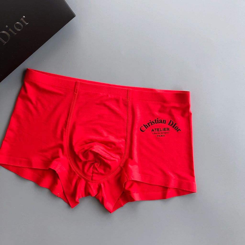 Dior red tonal lettering boxer briefs - view 5