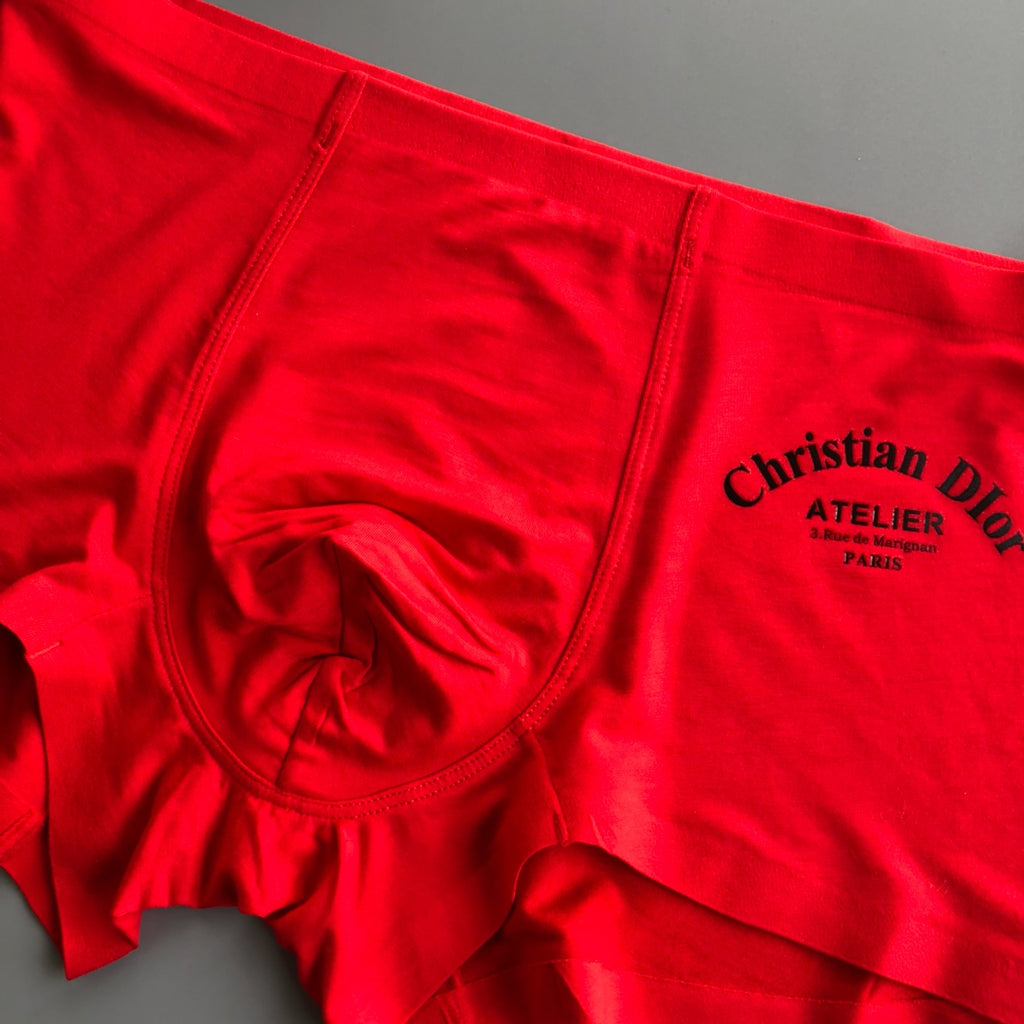 Dior red tonal lettering boxer briefs - view 7
