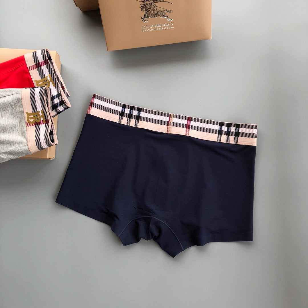 Burberry check waist gold tb boxer briefs - view 6