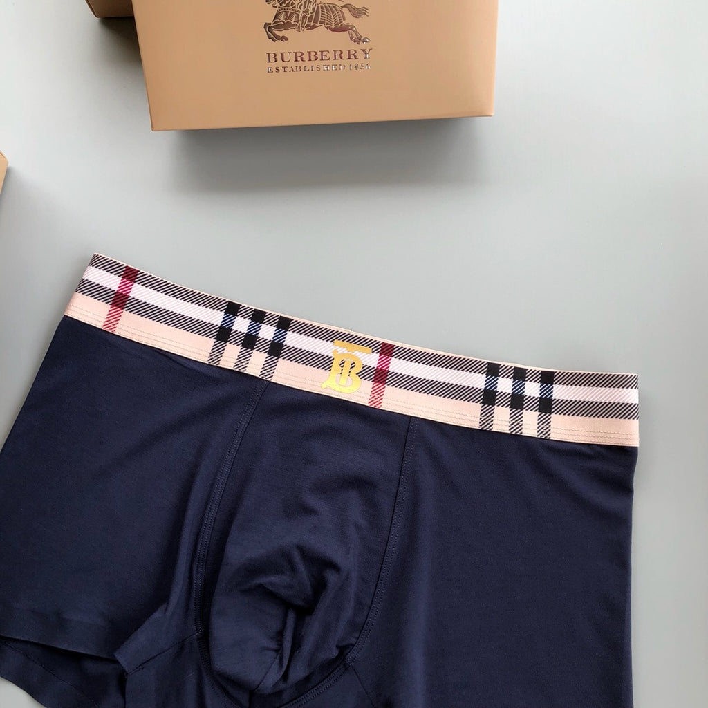 Burberry check waist gold tb boxer briefs - view 7