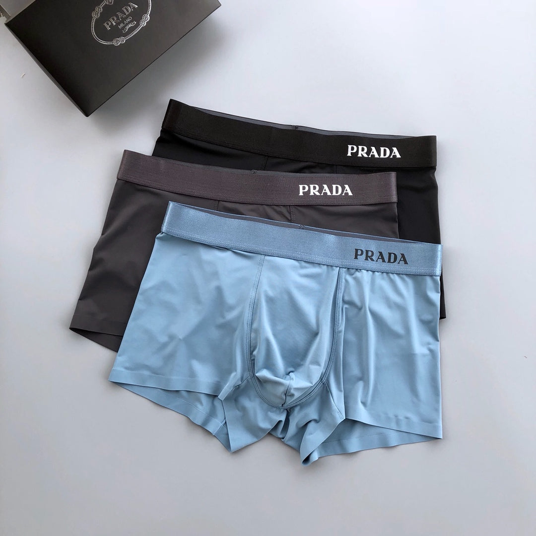 Prada large lettered waist boxer briefs - view 3