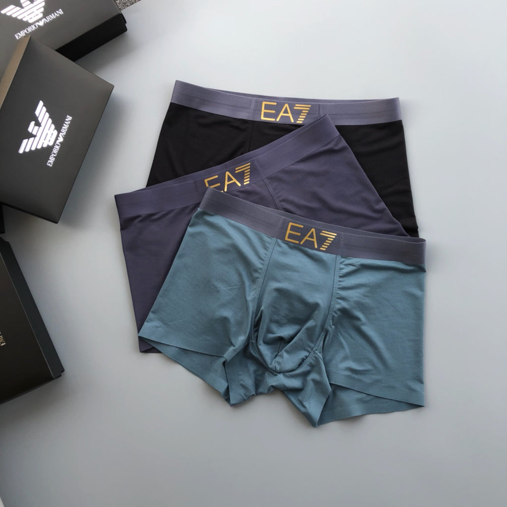 Armani Men's EA7 Waistband Underwear - 3-Piece Boxed Set - image 2