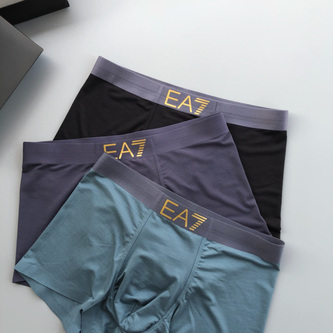 Armani Men's EA7 Waistband Underwear - 3-Piece Boxed Set - image 3