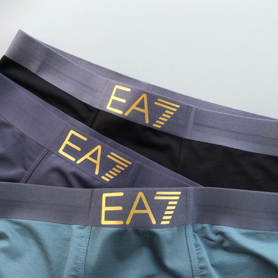 Armani Men's EA7 Waistband Underwear - 3-Piece Boxed Set - image 1