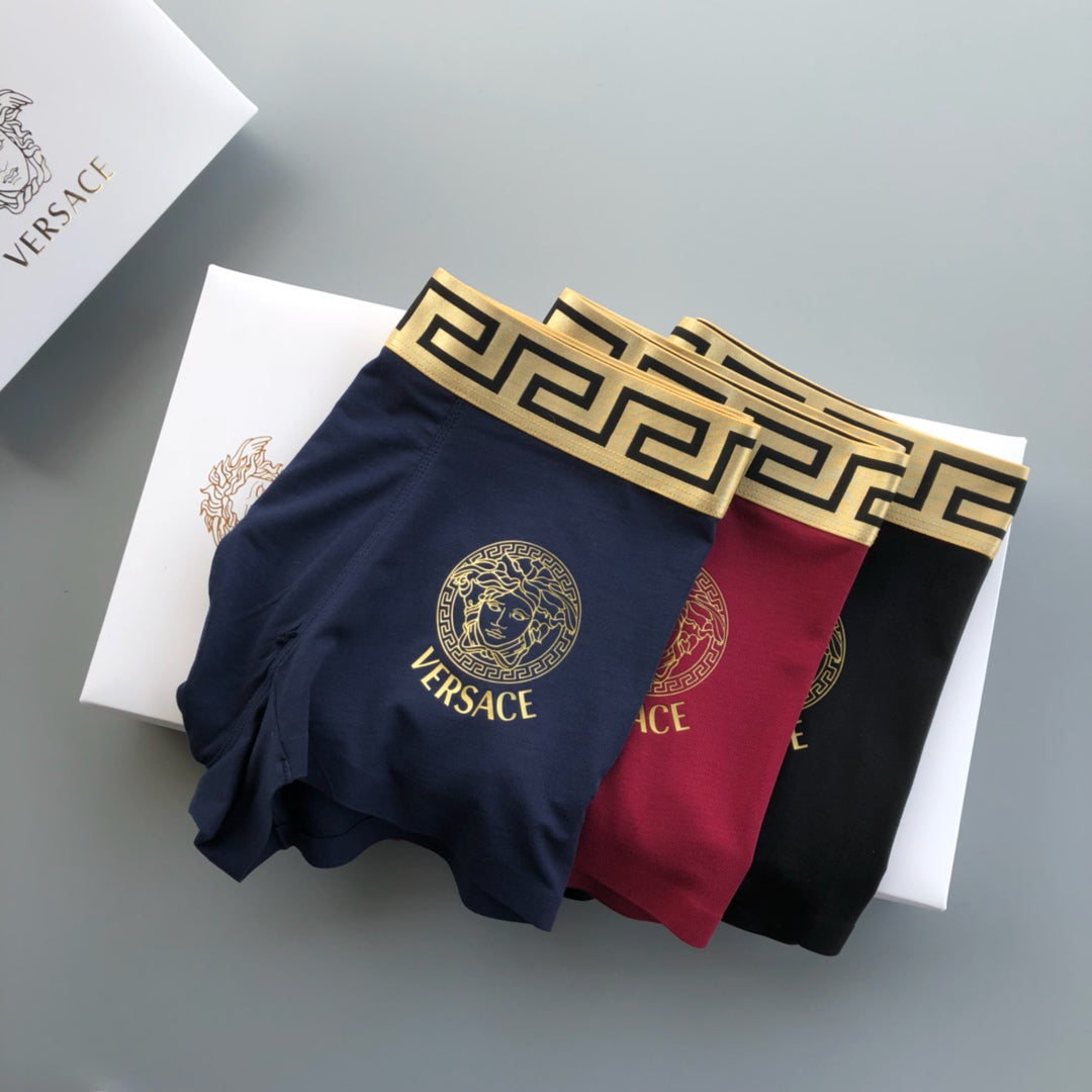 Versace small gold circle boxer briefs - view 2